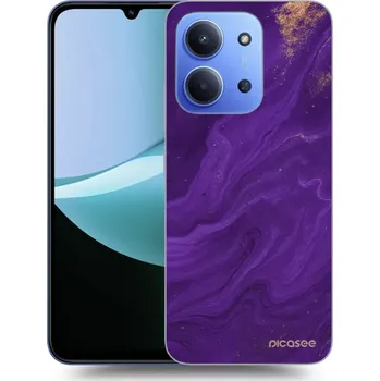 Pouzdro na mobilní telefon Picasee silikonový průhledný obal pro Xiaomi Redmi 15C 4G - Fialová