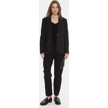 Pánské kalhoty Gaudi Kalhoty z materiálu 521BD24003 Černá Slim Fit M