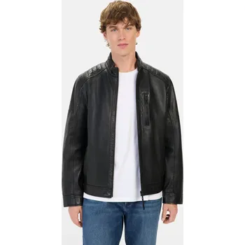 BUNDA CAMEL ACTIVE LEATHER BLOUSON ANTHRA