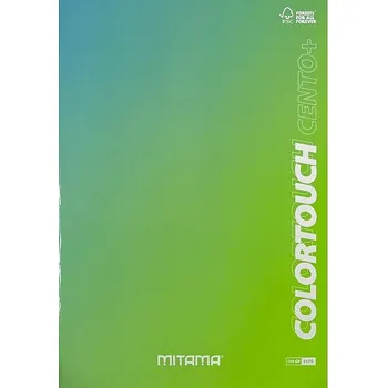 MITAMA A4 linkovaný, 52+2 listů, zelený/modrý