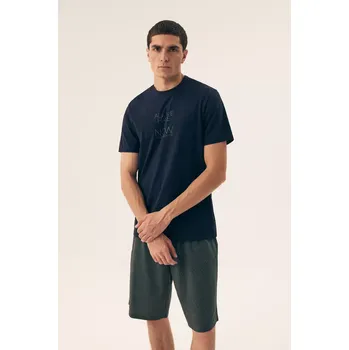 Pánské pyžamo PÁNSKÉ PYŽAMO DREAMER 42632 SS25 zelená-zelená 2XL