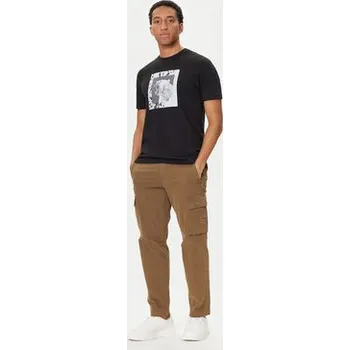 Pánské oblečení BOSS T-Shirt Lupo 50554615 Černá Regular Fit L