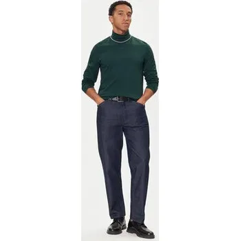 Pánské oblečení HUGO Rolák Daporollo 50547372 Zelená Regular Fit L