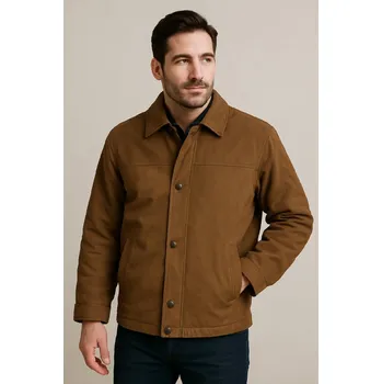 BAZAR - ZIMA-Pánská bunda Lucas - hnědá Velikost: L