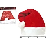 Čepice s vločkami červená