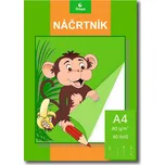 Stepa Náčrtník A4 40 listů opička