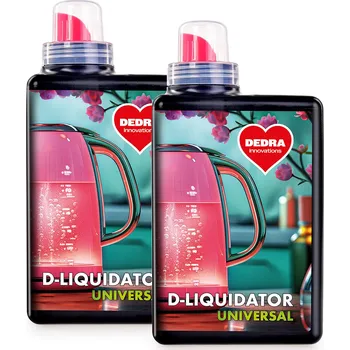 2× D-LIQUIDATOR universal | Odstraňovač vodního kamene do spotřebičů | ECO koncentrát | 2 × 500 ml Dedra