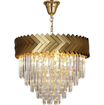 ZUMALINE 23910/9 LYON závěsné svítidlo zlatá