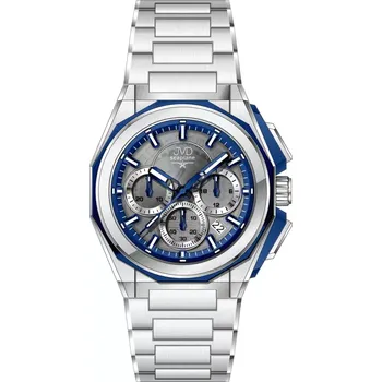 Hodinky JVD Pánské ocelové vodotěsné ocelové hodinky - chronograf JVD JE1017.2 ( )