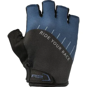 Cyklistické rukavice Rukavice R2 VOUK Black/Blue Velikost: L