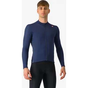 cyklistický dres Castelli Espresso Thermal Jersey S modrá - 10 % pro přihlášené BFEXTRA10