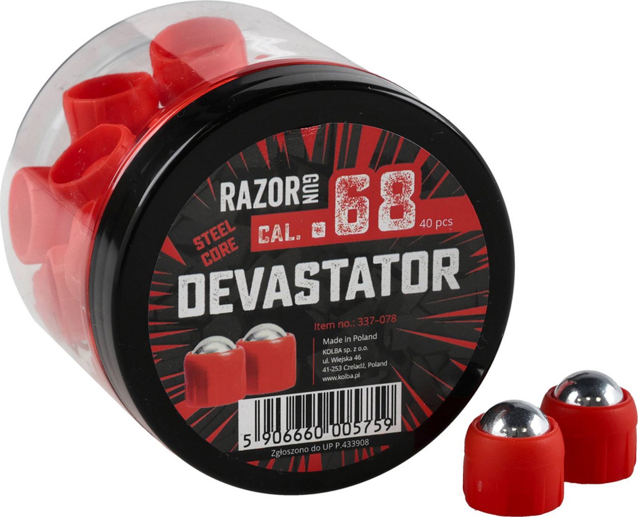 Střelivo RazorGun Devastator cal.68 40ks