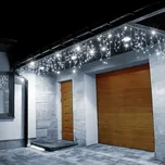 Springos LED krápníky - 22,5m, 500LED, IP44, studená bílá + záblesky