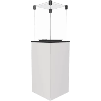 Topidlo Ohřívač plynový volně stojící PATIO sklo/bílý – ruční ovládání, 8.2 kW,plyn-G31/50MBAR PATIO/M/G31/50MBAR/B
