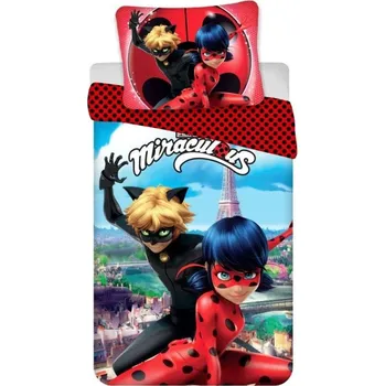 Bytový textil JERRY FABRICS Povlečení Kouzelná Beruška MIR015 Bavlna, 140/200, 70/90 cm