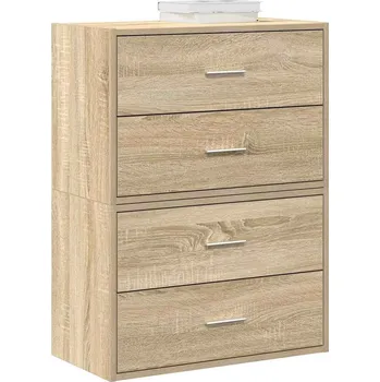 Komoda OMAXI Vida Skříňky s 2 zásuvkami 2 ks dub sonoma 60x31x40cm kompozitní dřevo 577054