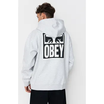 Pánská mikina OBEY Obey Eyes Icon HD (heather grey) M, šedá