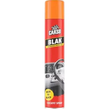 CARSO BLAK COCKPIT SPRAY - Čisticí přípravek na plasty broskev 750ml
