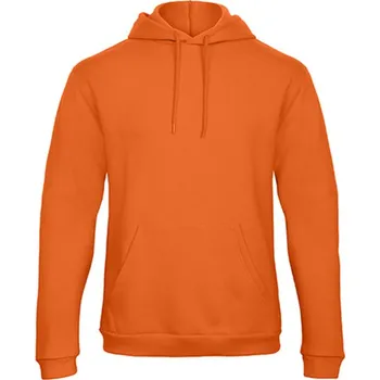 Dámská mikina B&amp;C Unisex mikina přes hlavu WUI24 Pumpkin Orange 4XL