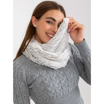 Šála Komín AT KM 001.76 hnědý bílý jedna velikost