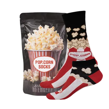 Pánské ponožky Dárkový set - Popcorn mix - velikost 39-42 (Velikost 39-42)