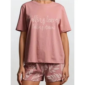 Dámské pyžamo Sinsay - Dvoudílná pyžamová souprava s nápisem - světle fialová - 196GF-34X - 196GF-34X-XS