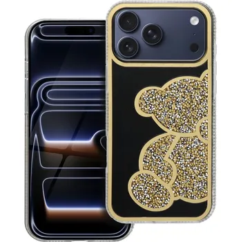 Pouzdro na mobilní telefon OEM Pouzdro TEDDY BEAR IPHONE 17 Pro Max zlaté