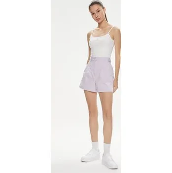 Pánské oblečení Tommy Jeans Šortky z materiálu Claire DW0DW17775 Fialová Regular Fit 32