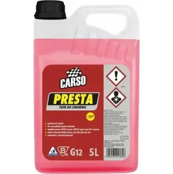 Nemrznoucí směs do chladiče CARSO PRESTA - Nemrznoucí směs červená G12 5L