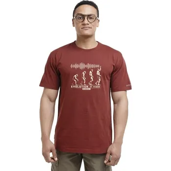 Pánská móda Bushman tričko Colours burgundy M