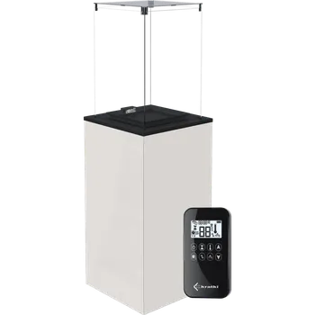 Topidlo Ohřívač plynový volně stojící PATIO MINI sklo/bílý-autom. ovl., 8.2 kW,plyn-G30/37MBAR PATIO/MINI/G30/37MBAR/B