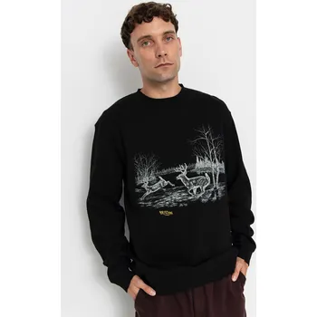 Pánská mikina Brixton Gallop Crew (black) M, černá