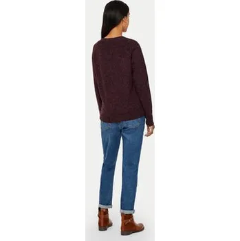 Dámská móda Vero Moda Svetr Doffy 10201022 Bordó Regular Fit XS
