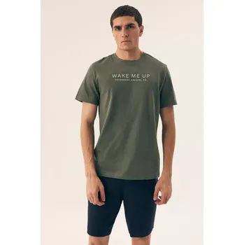 Pánské pyžamo PÁNSKÉ PYŽAMO DARE 42634 SS25 GREEN-GRENADE M