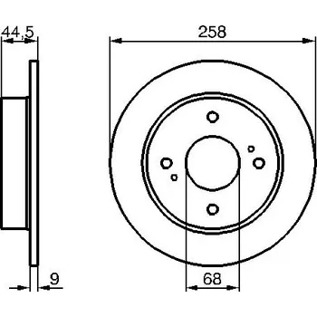 Brzdový kotouč Brzdový kotouč BOSCH 0 986 478 284