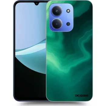 Pouzdro na mobilní telefon Picasee silikonový průhledný obal pro Xiaomi Redmi 15C 4G - Malachite
