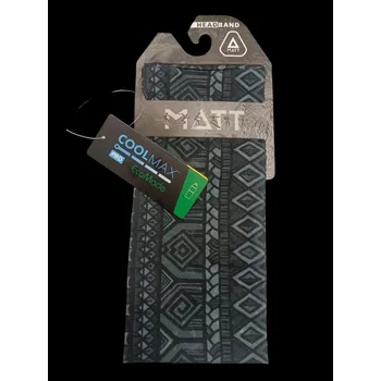 Čelenka Čelenka Matt COOLMAX ECO HEADBAND ribbon grey