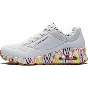 Dámské tenisky Skechers X Jgoldcrown Uno Loving Love W 155506-WHT dámské boty 35