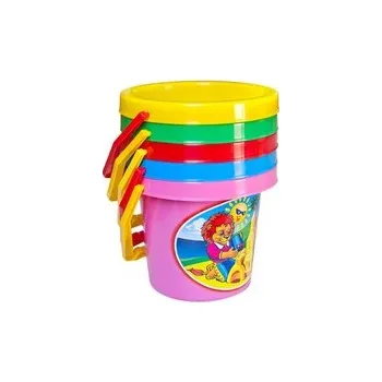 Hra na zahradu kyblík s nálepkou 16 cm, 5 druhů