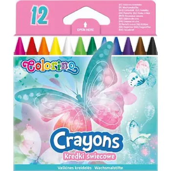 Colorino voskovky Motýlová edice 12 barev