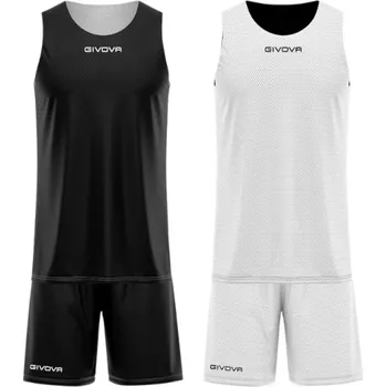 Oboustranný basketbalový komplet GIVOVA REVERSE, barva 1003 černá - bílá, velikost S