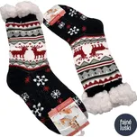 Spací ponožky dámské 35-38 černá