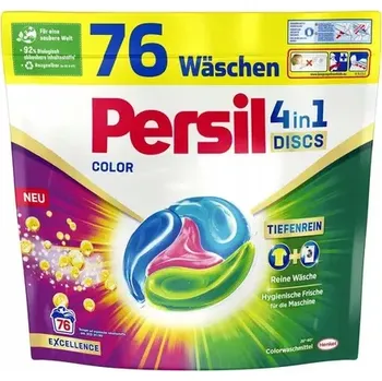 Kapsle na praní Persil Discs Color kapsle pro barevné praní 4v1 76 PD