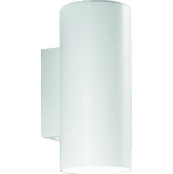 Nástěnné svítidlo FANEUROPE Nástěnné svítidlo Duduk kruhové, bílé, 2 x GU10, 10 x 8 x 18 cm - FANEUROPE FAN I-DUDUK-R80-BCO