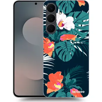 Pouzdro na mobilní telefon Picasee silikonový průhledný obal pro Samsung Galaxy S25 FE 5G - Monstera Color