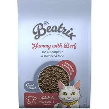 Krmivo pro kočku Beatrix Adult s hovězím 1,4kg