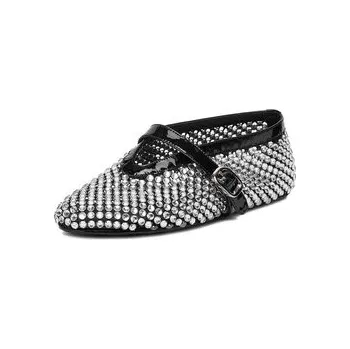 Dámské baleríny Baleríny Eva Minge EO-ROSA-0516-205 Stříbrná 37