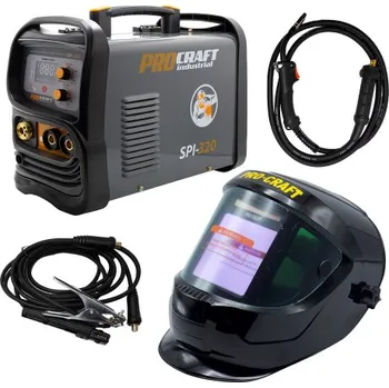 Svářečka Svařovací poloautomatický invertor (CO2) Procraft SPI-320 a svářecí kukla SPH1000 | SSPI-320/SPH1000