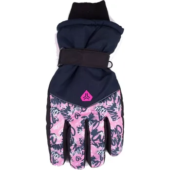 Lyžařské rukavice YOCLUB REN-0352 růžová 16 cm