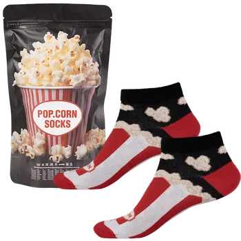Pánské ponožky Dárkový set - Popcorn nízké - velikost 39-42 (Velikost 39-42)